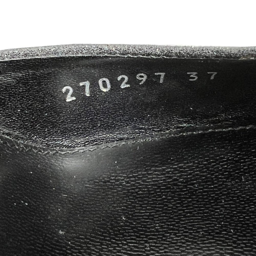 Gucci Horsebit Glitter Peep Toe‎ Heels Pumps Black EU 37 - Picture 6 of 10